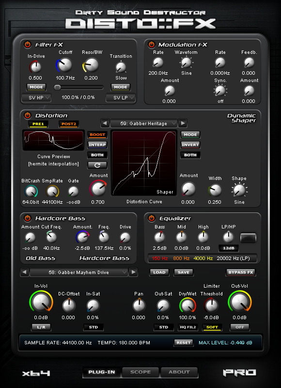 Disto::Fx screenshot